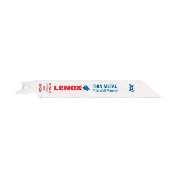 Lenox Lenox METALWOLF 6 in. Bi-Metal WAVE EDGE Reciprocating Saw Blade 24 TPI 1 pk 20569S624R - main